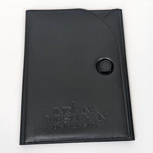 Indiana Wesleyan University Scripto Black Legal Pad Folder Portfolio
